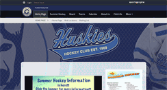 Desktop Screenshot of huskieshockeyclub.com